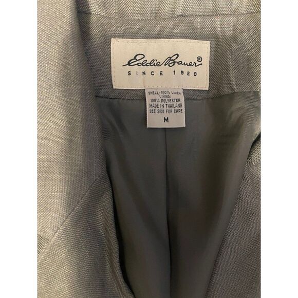 Eddie Bauer ladies linen Blazer Medium - Picture 5 of 5